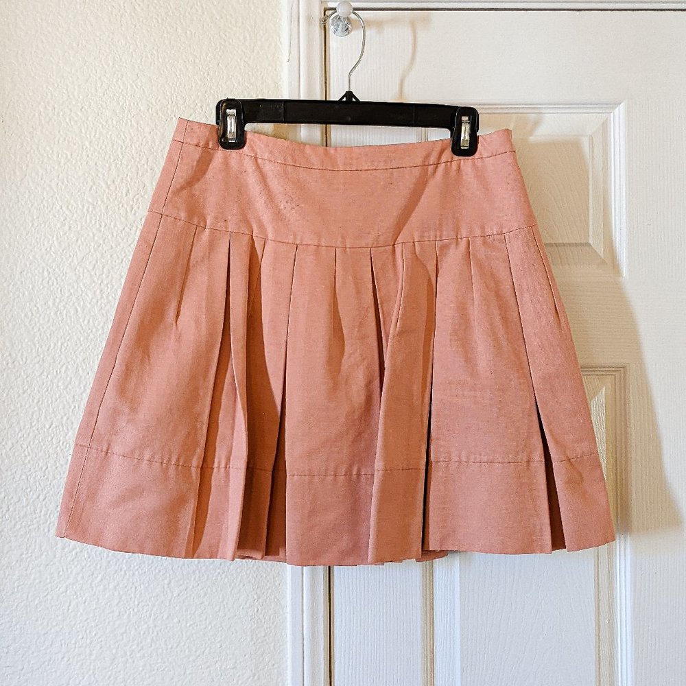 Pink Pleated Skirt